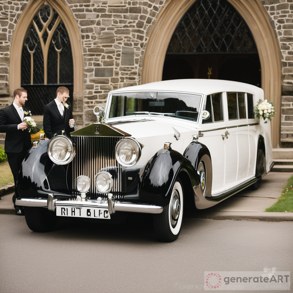 Classic Beauty: A Vintage Rolls Royce Wedding Limo