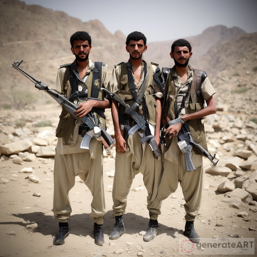 Yemeni Houthi Fighters: A Unique Artistic Perspective