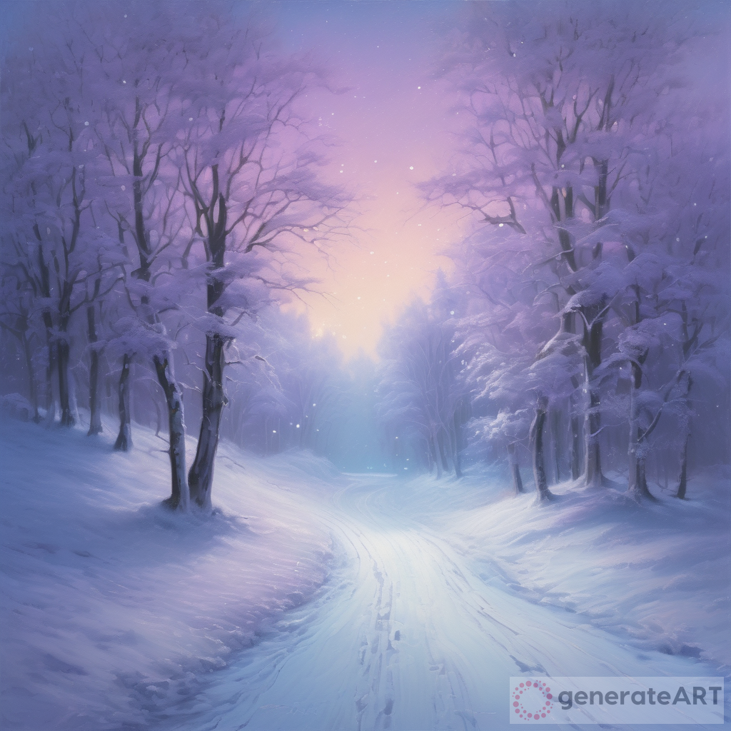 A Serene Winter Wonderland: Exploring a Soft Snow Scene