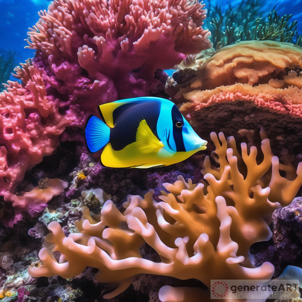 Capturing the Magical Underwater World: Vibrant Coral Reef Art