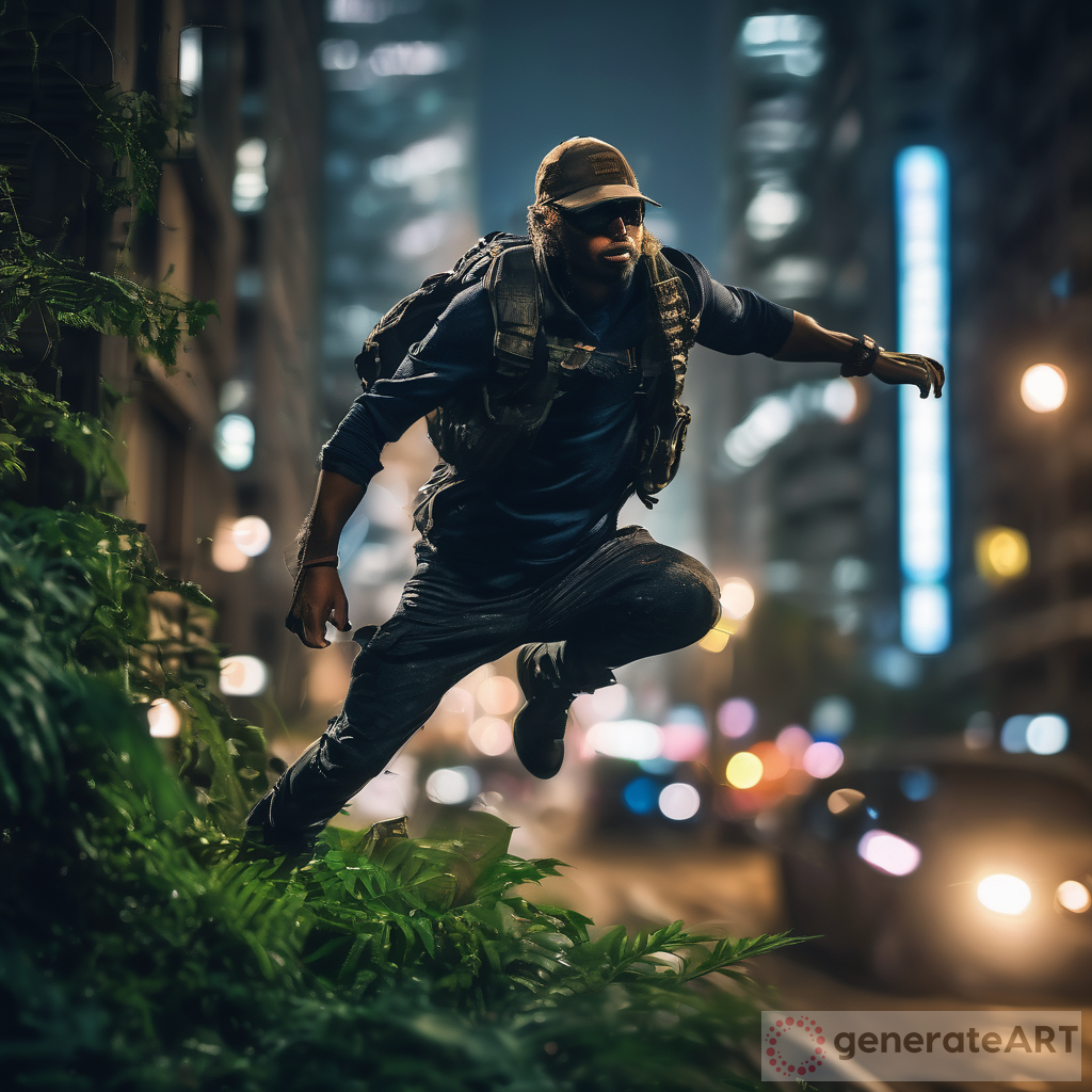 Capturing the Marvel: A Nighttime Urban Jungle Adventure
