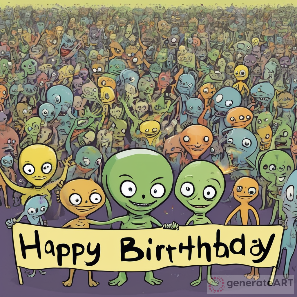 Celebrate Ben's Birthday with a Parade of Aliens | Cosmic Celebration