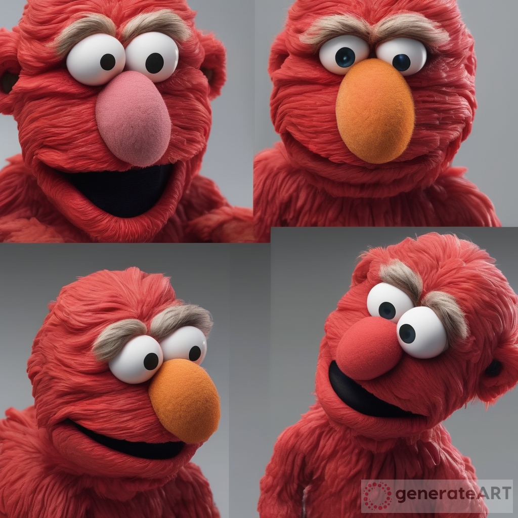 Discover the Uniqueness of a Hyperrealistic Hairless Elmo
