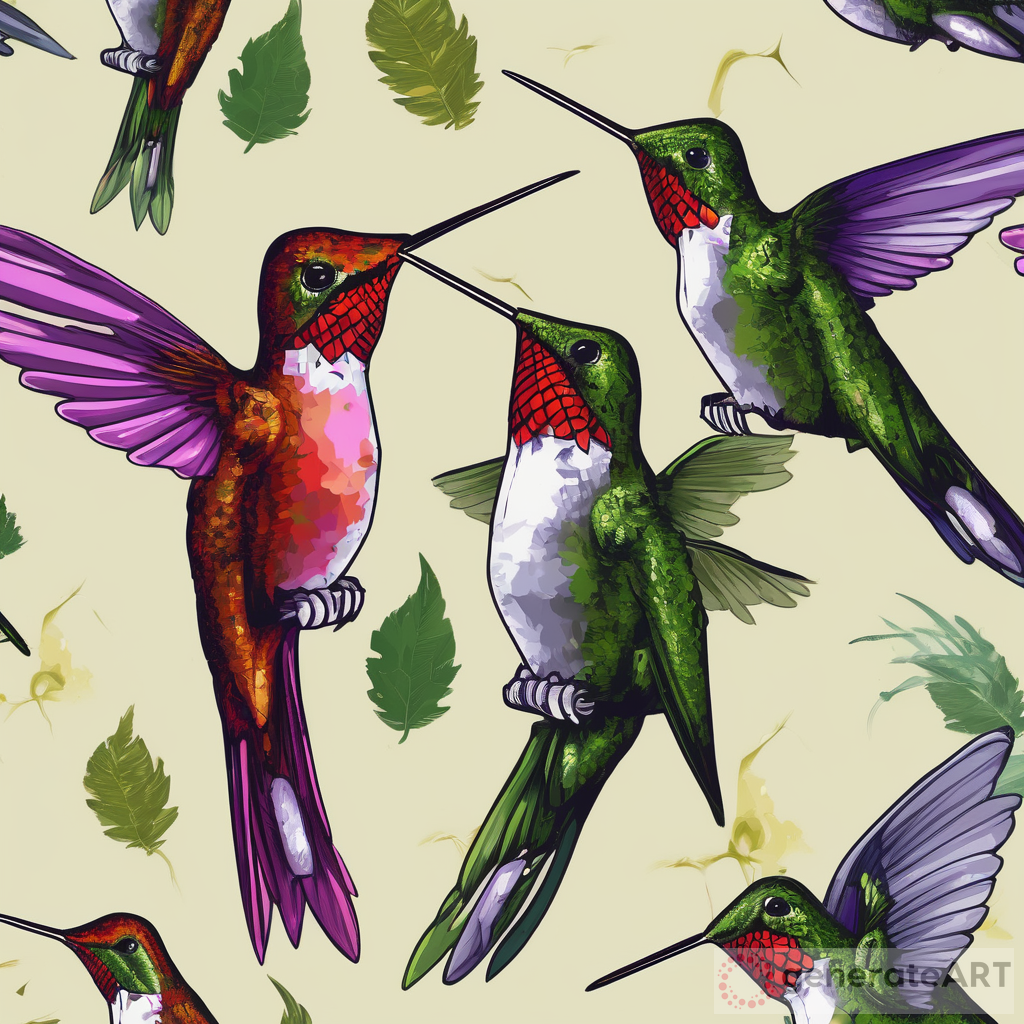 Hummingbirds Playing Poker: A Delightfully Surprising Artwork