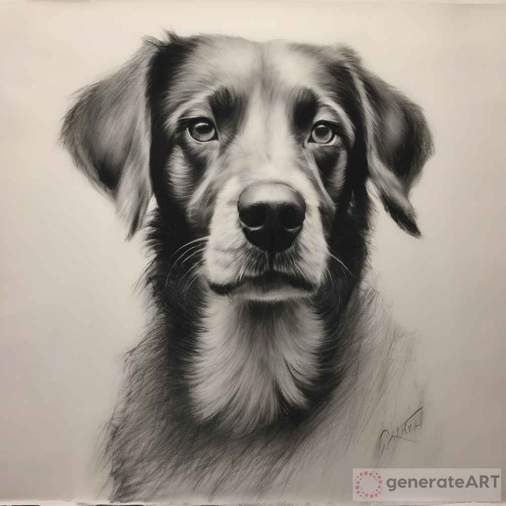 The Beauty of Dog: Exploring Charcoal Artwork
