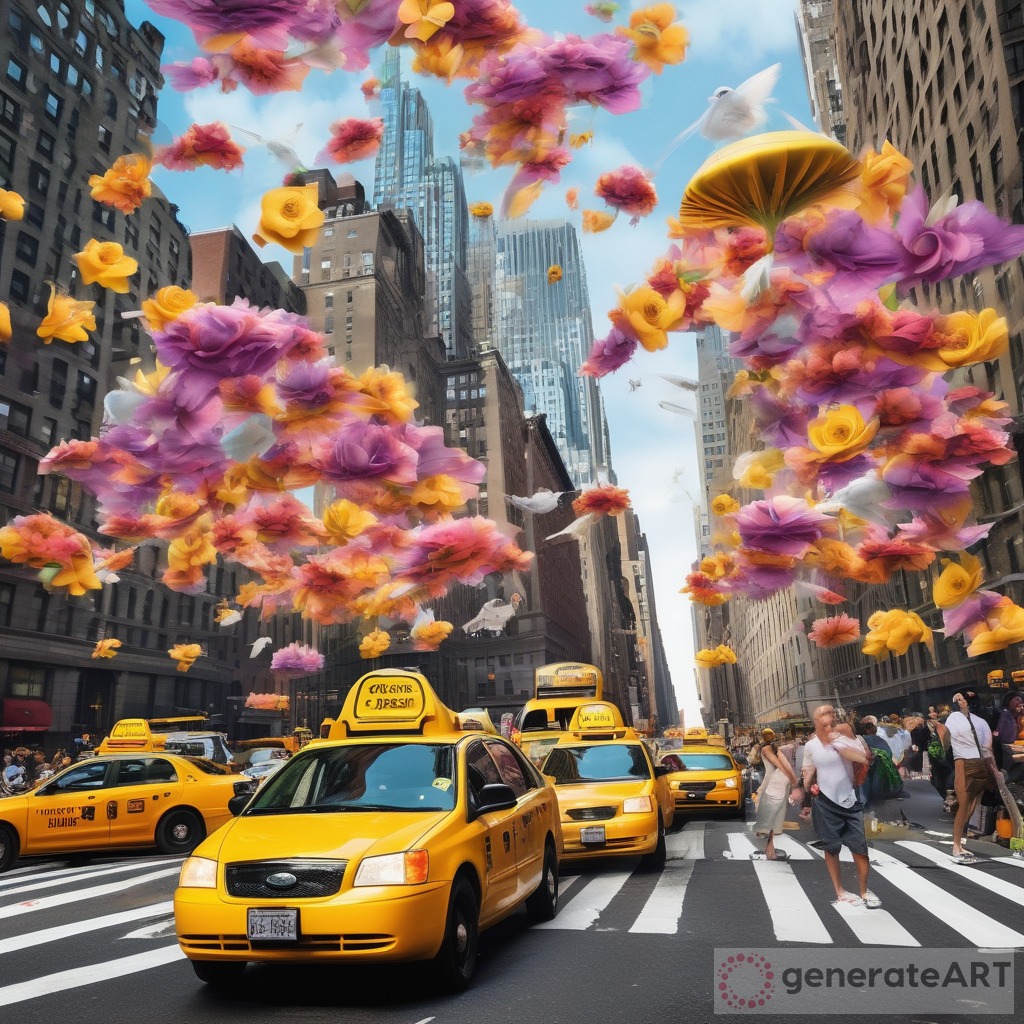 Whimsical Transformation: Enchanting New York Cityscape