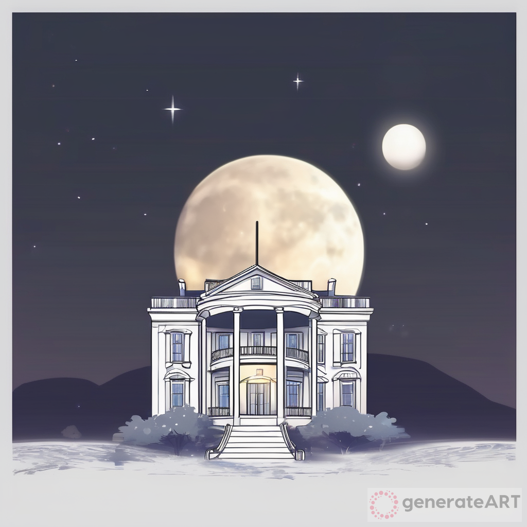 Nighttime Splendor: A White House with Nogushi Style