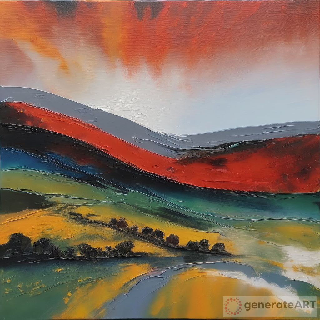 Exploring the Vibrant World: Abstract Landscapes in Acrylic