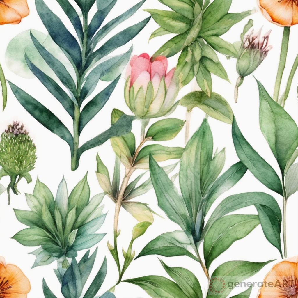 Botanical Watercolor Illustration: Exploring the Beauty of Nature