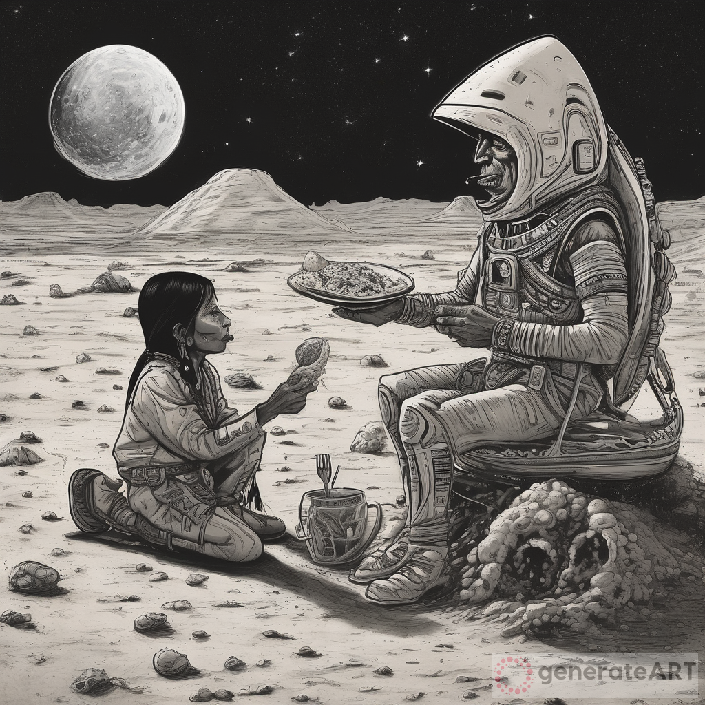 Moon Adventures: A Navajo Indian and an Alien Bond Over Tacos
