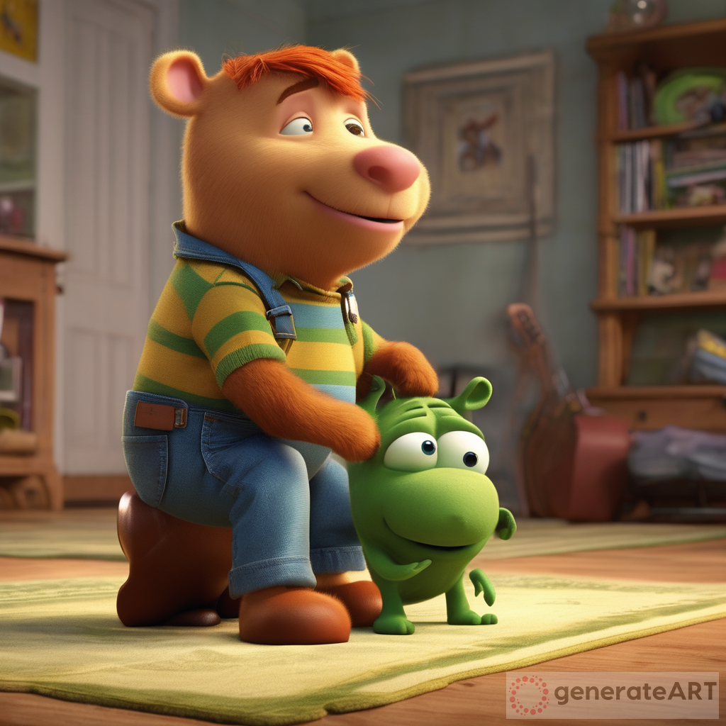 Spoofing the New Pixar-style Arthur Movie Poster in 3D
