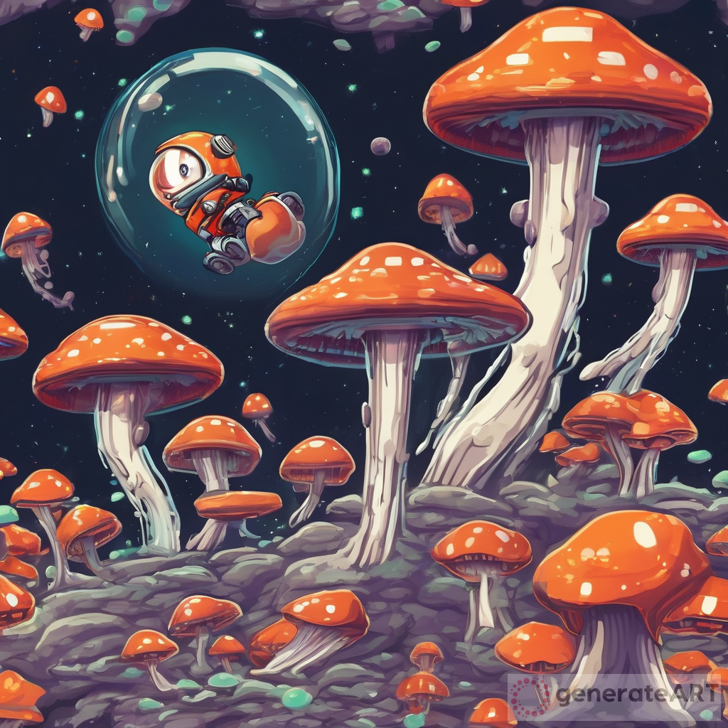 The Adventure of the Melting Mushroom Space Racer | A Cosmic Journey
