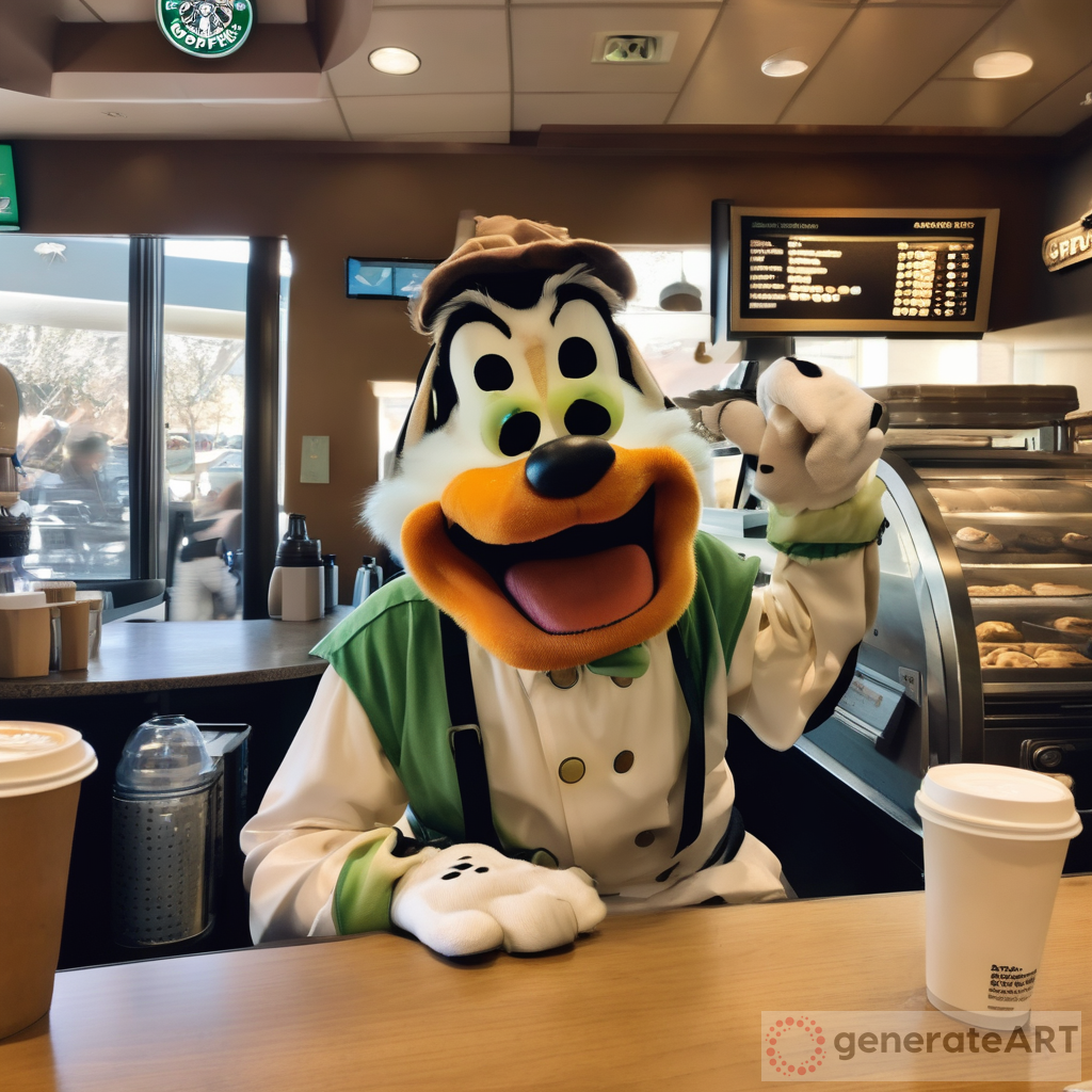 Goofy's Adventures as a Starbucks Barista