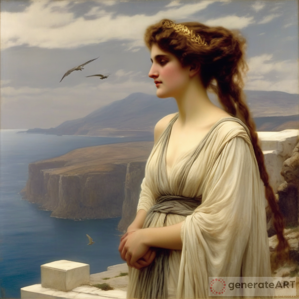Grace and Elegance: The Ancient Greece Lady with Windblown Hair | Blog
