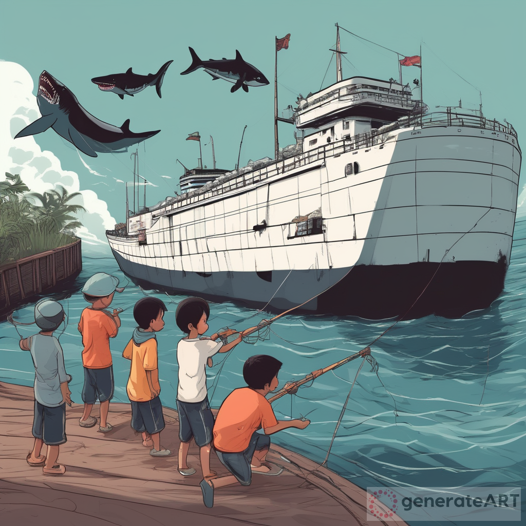 Adventure on the High Seas: Malay Kids Catch a Megalodon