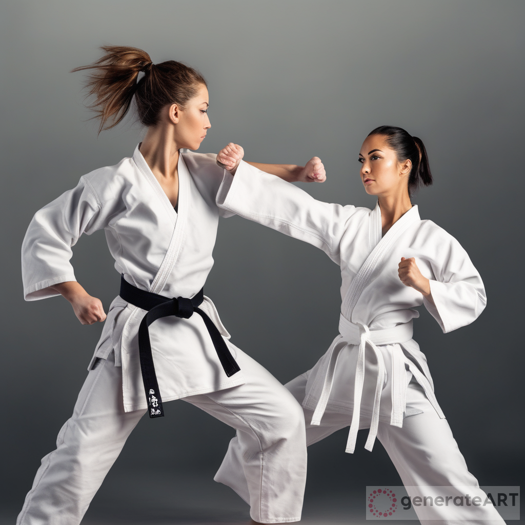Empowering Women: The Graceful Fighter - A Karate Competition
