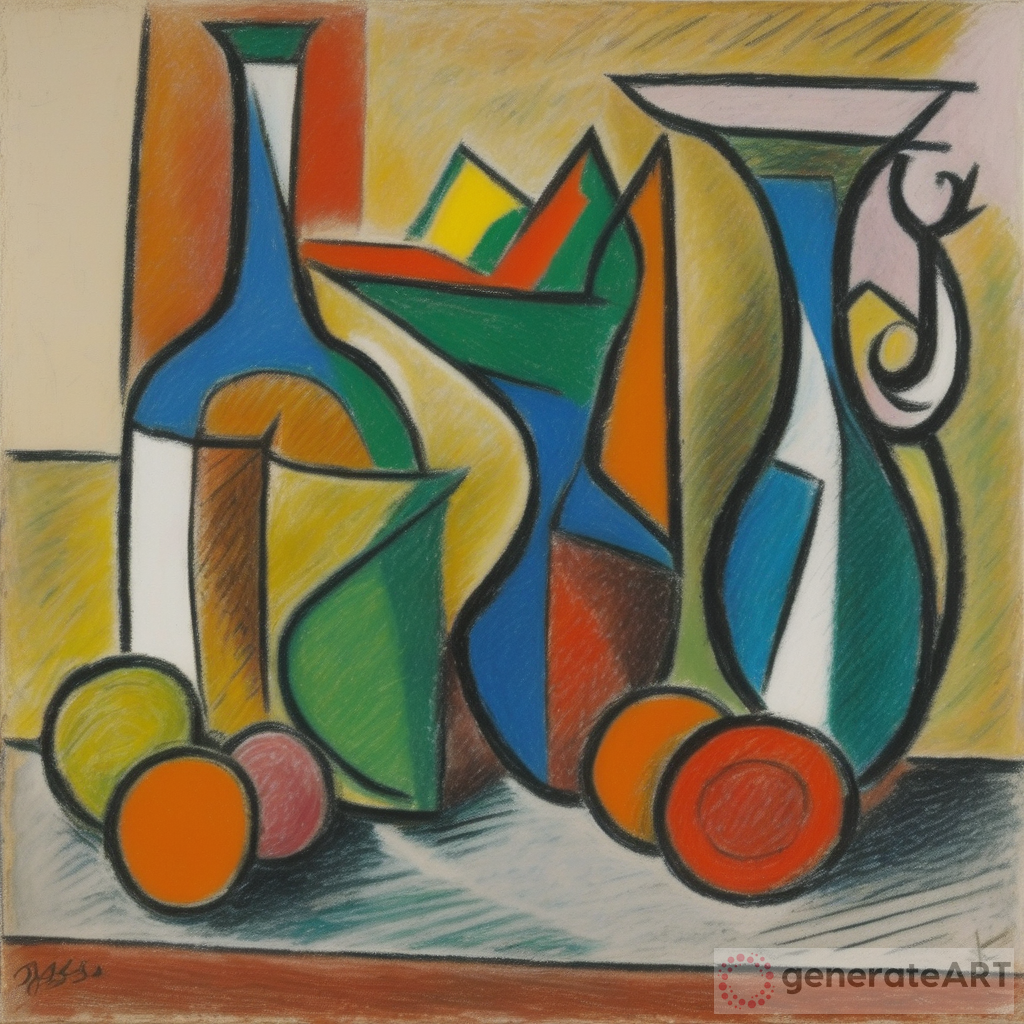 Captivating Still Life Oil Pastel by Pablo Picasso