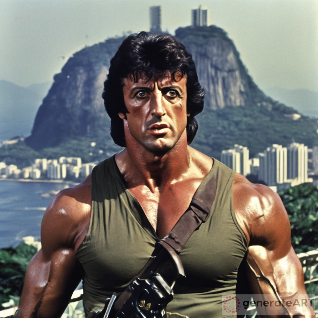 Rambo Takes on the Battle of Rio de Janeiro with Christ the Redeemer