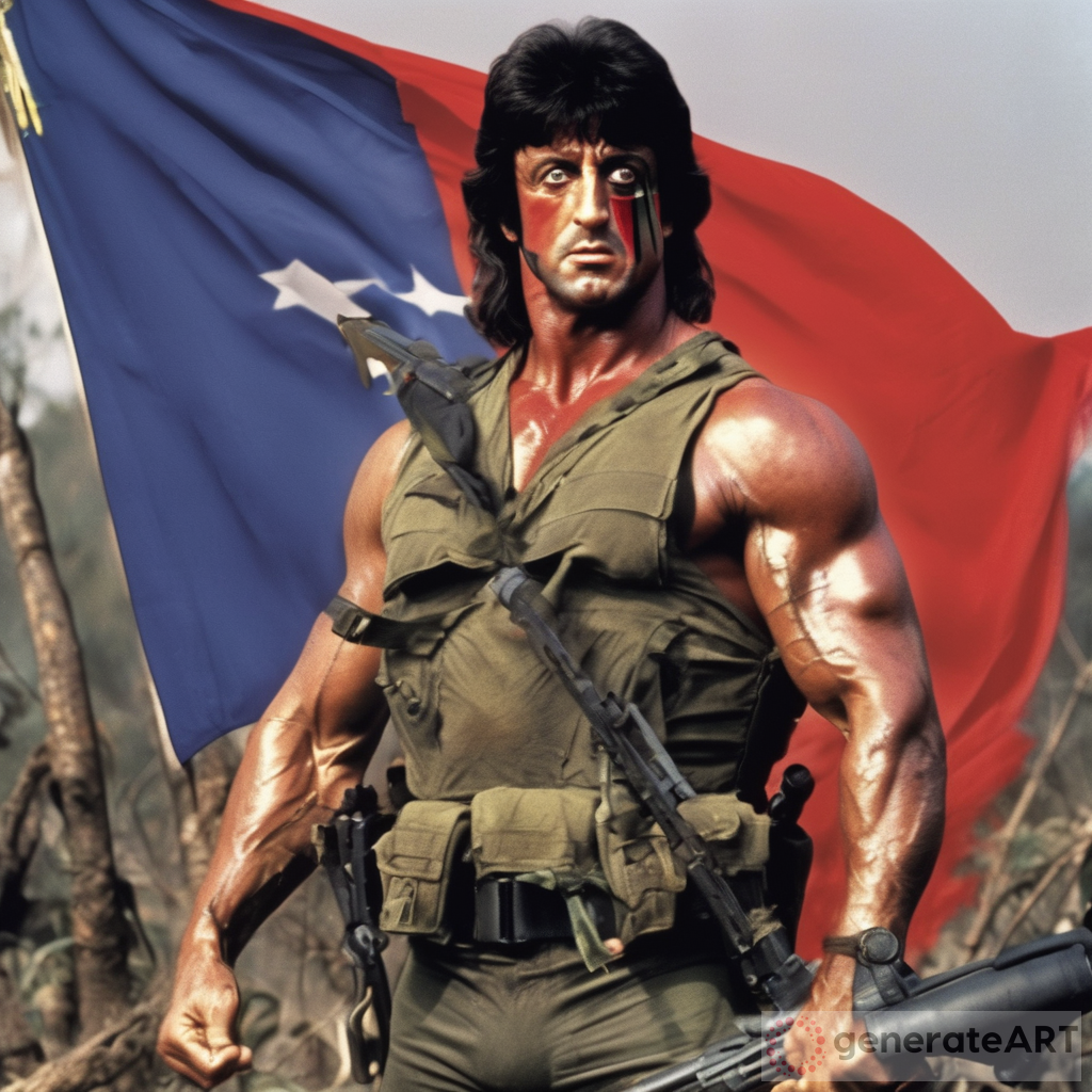 Sylvester Stallone as Rambo: A Patriotic Tribute to Brazil