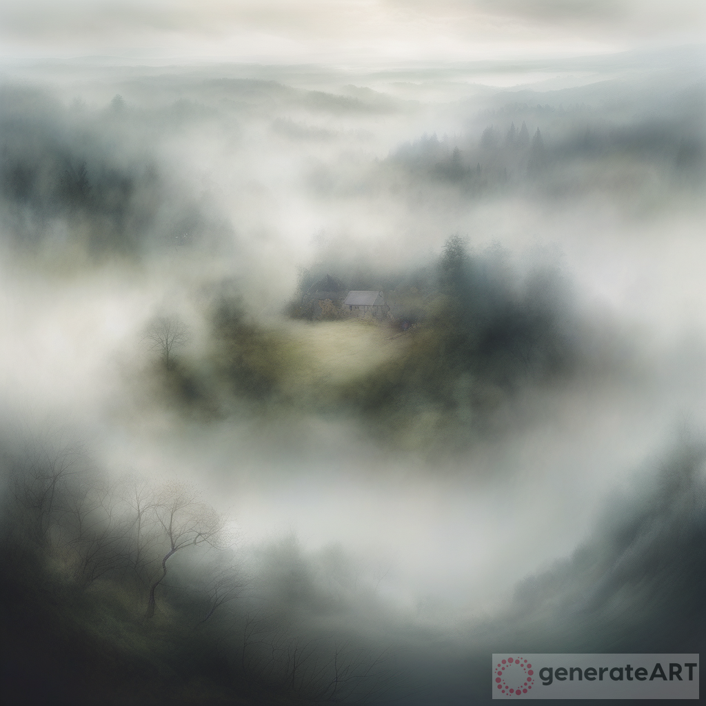 Whispering Mists - A Captivating Painting of a Mystical Scene