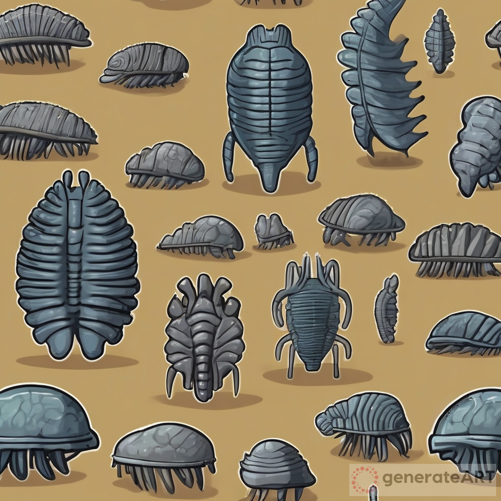 Exploring the Fascinating World of Trilobite Collection in Cartoon Style