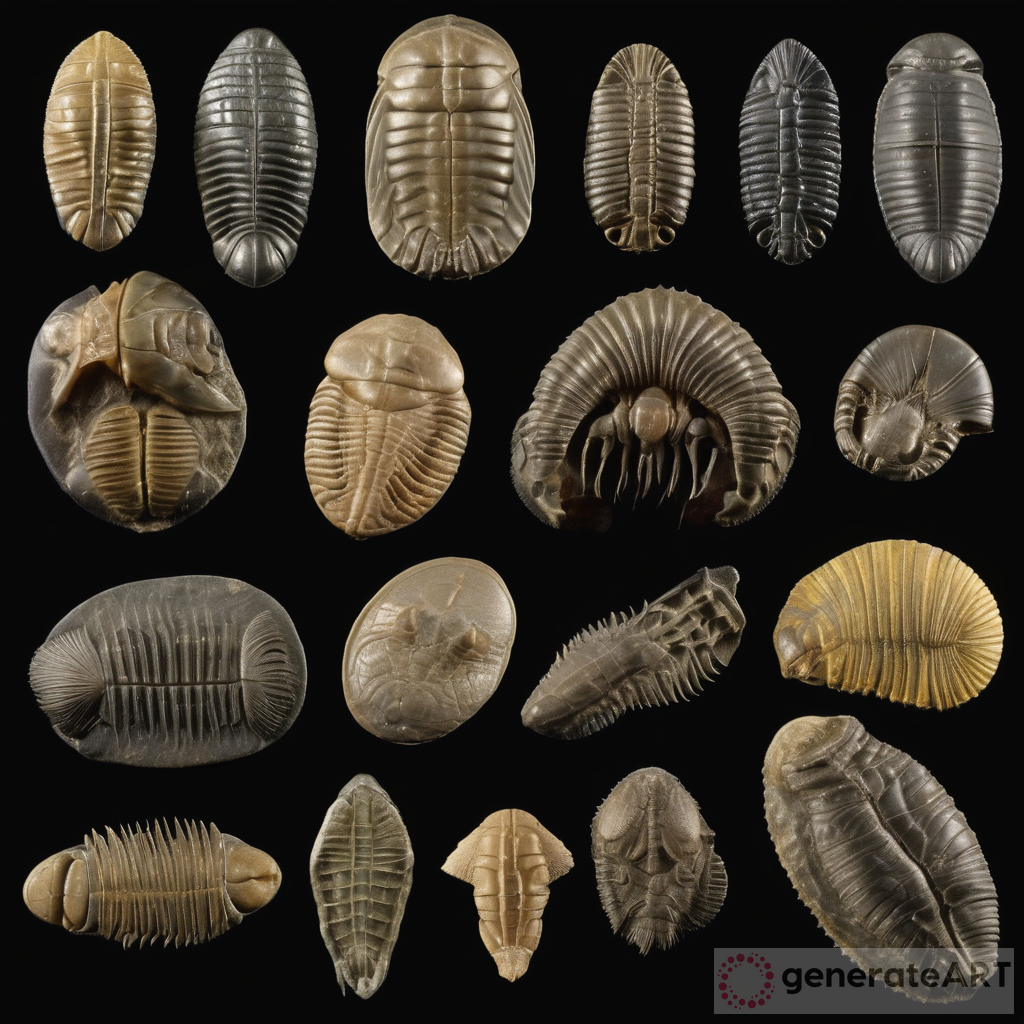 The Beauty of Trilobite Collection: Realistic Style in Devonian Paleozoicum