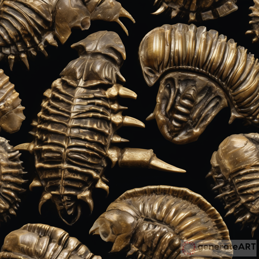Discover the Intricate Beauty of Fossil Trilobite: A Realistic Carved Lacquer Art