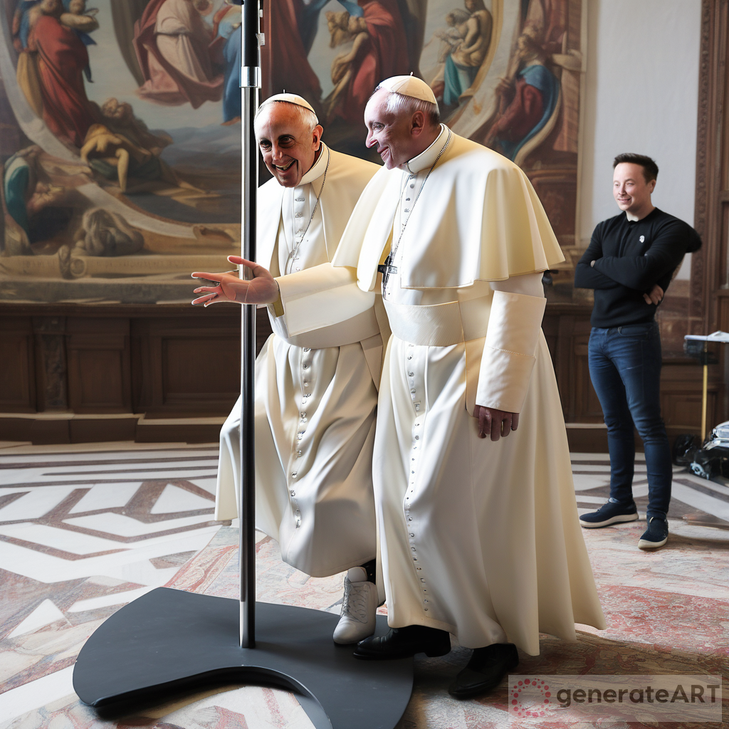 Italian Pope Francesco and Elon Musk's Unexpected Collaboration: The Pole Dance