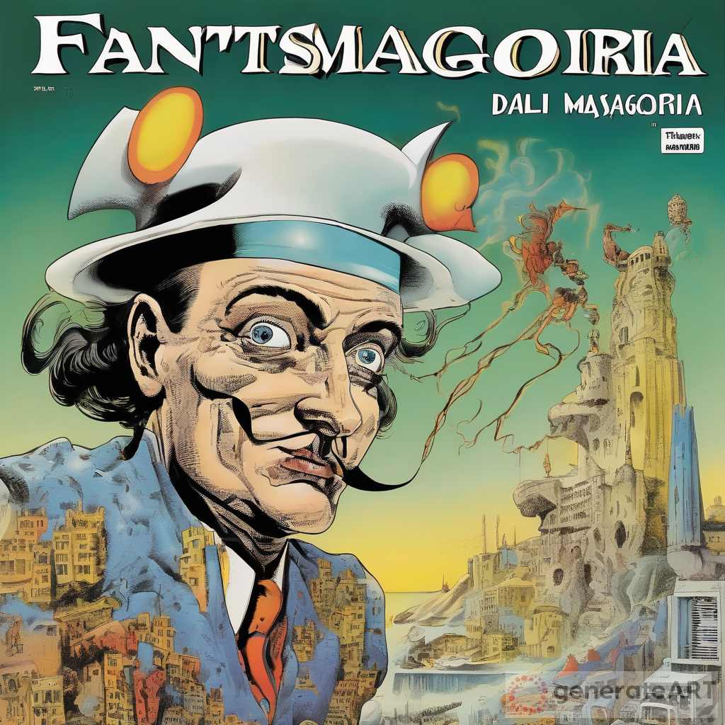 Fantasmagoria: The Surreal Superhero Comic Book Cover