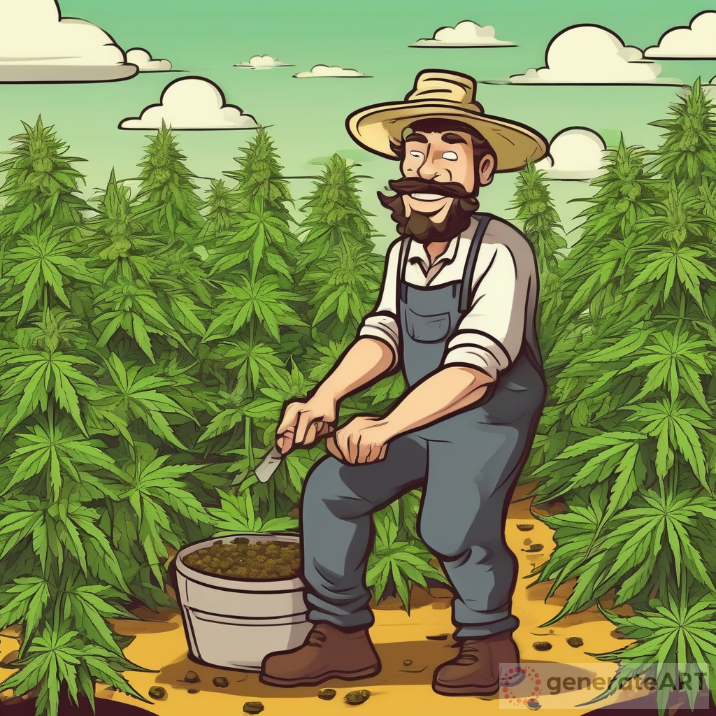 Meet the Cartoon Cannabis Farmer: A Colorful Journey into the World of Cannabis Cultivation
