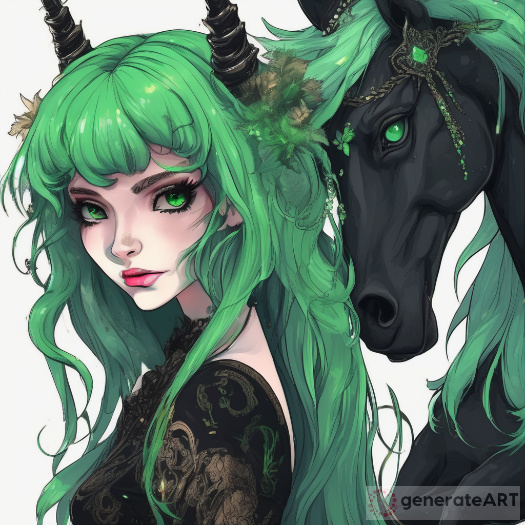 The Dark Enchantment: A Tale of the Black Unicorn and the Green-Haired Maiden