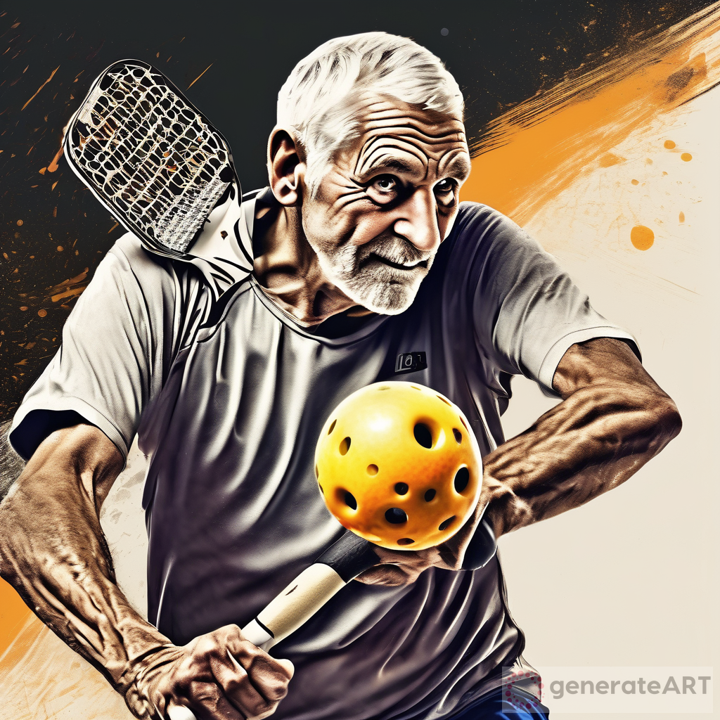 The Intricate Artistry of a Hyper-Maximalist Pickleball Player