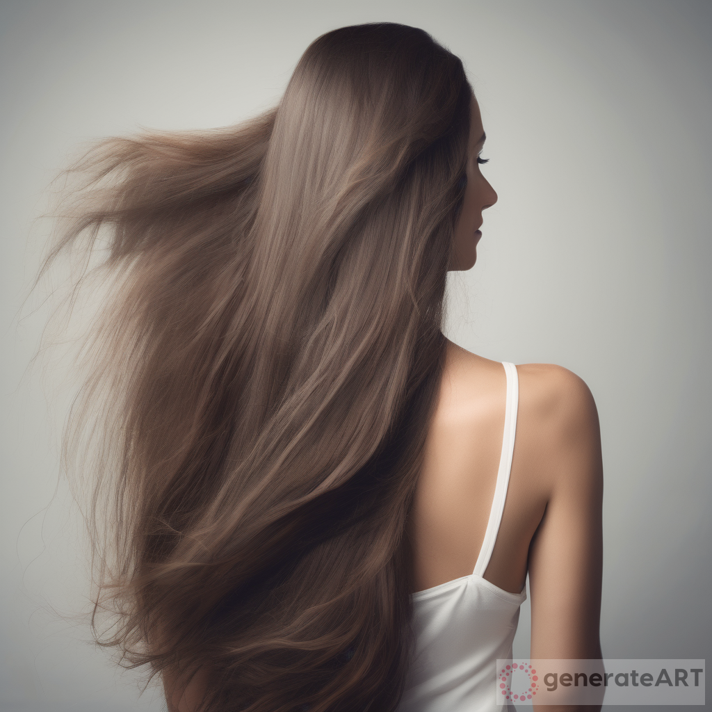 Captivating Beauty: Admiring a Pretty Woman's Flowing Tresses