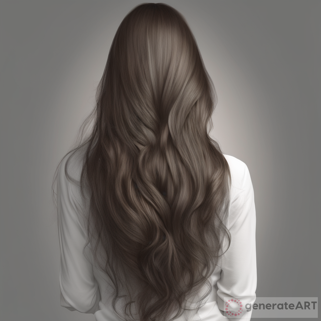 The Allure of Ultra Realistic Photo: Long Detailed Hair from Back
