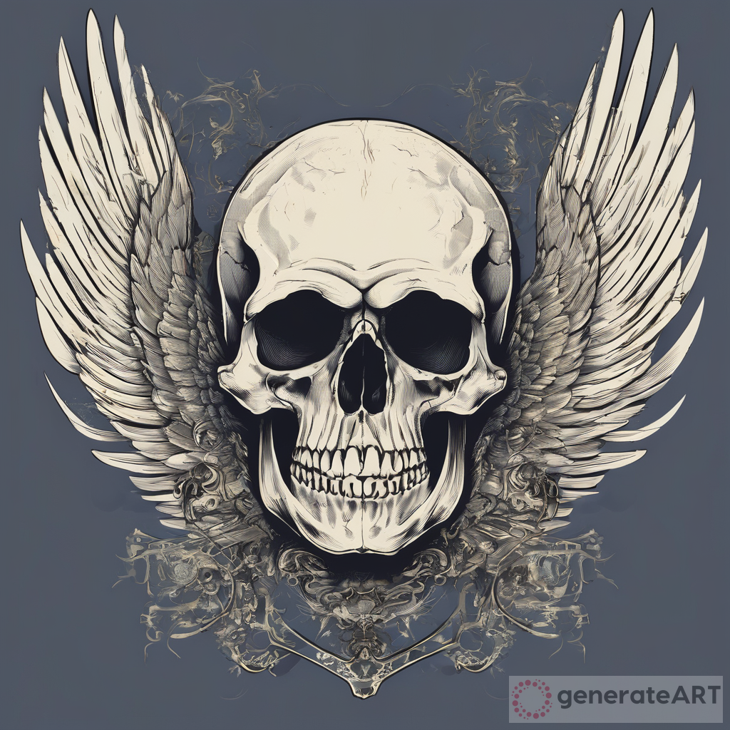 Skull with Wings: A Mysterious Artwork Unveiled