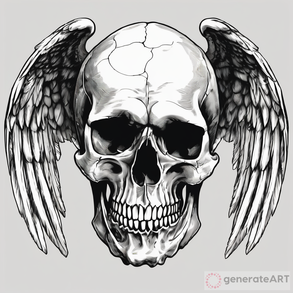 Skull with Wings: A Unique Perspective in Art