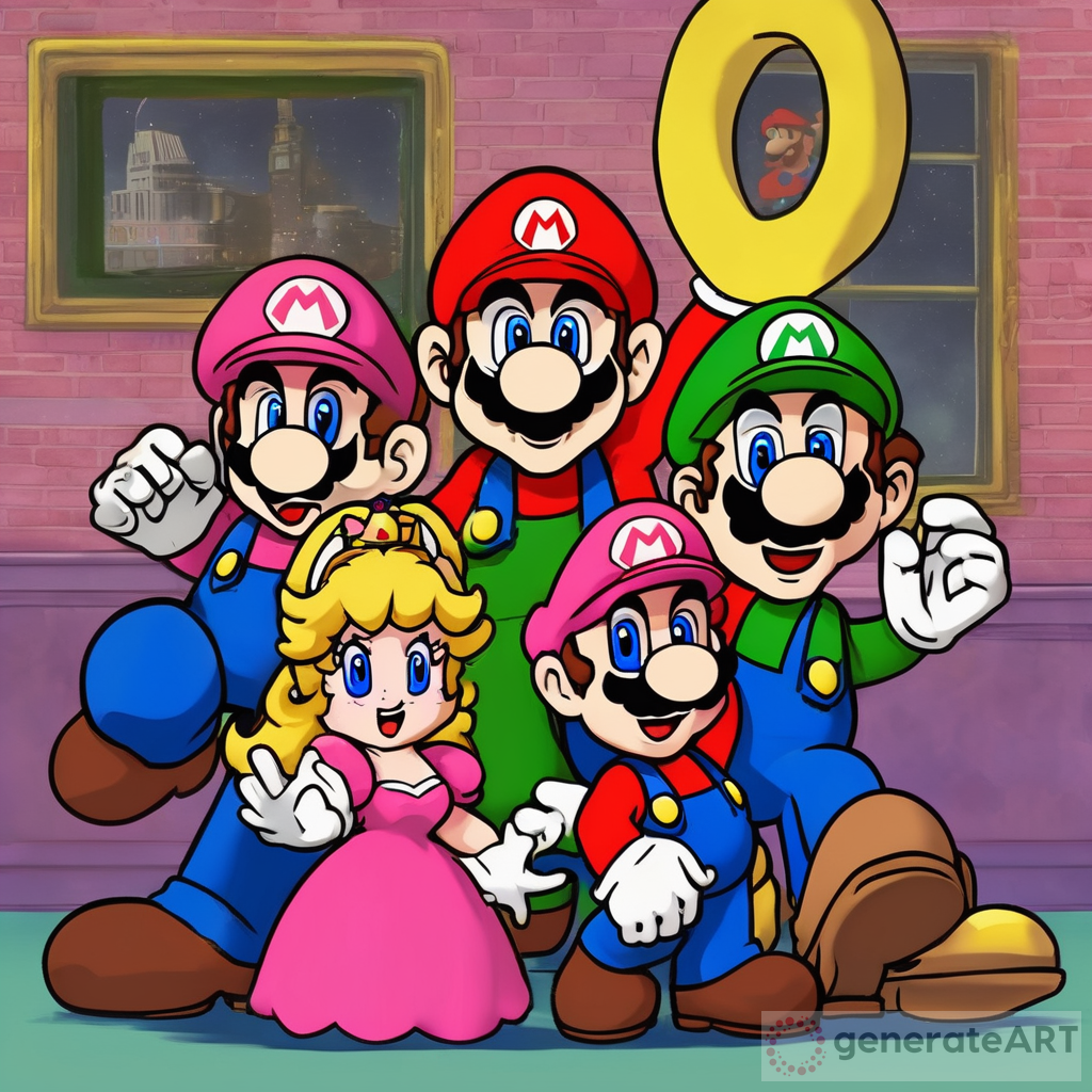 The Funky Adventures of Mario, Luigi, and Princess Peach | GenerateArt