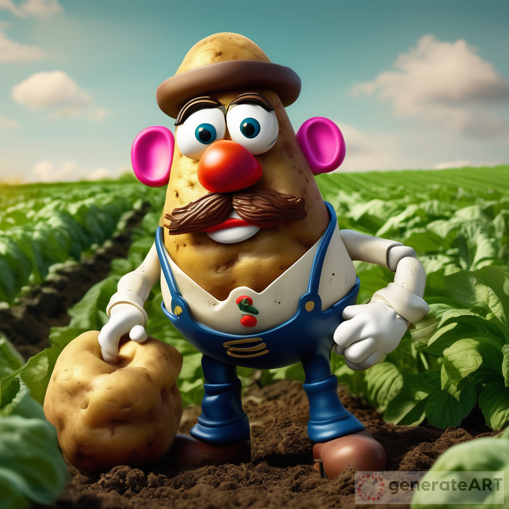 The Whimsical Rule of the Potato Fields: A 4k Art