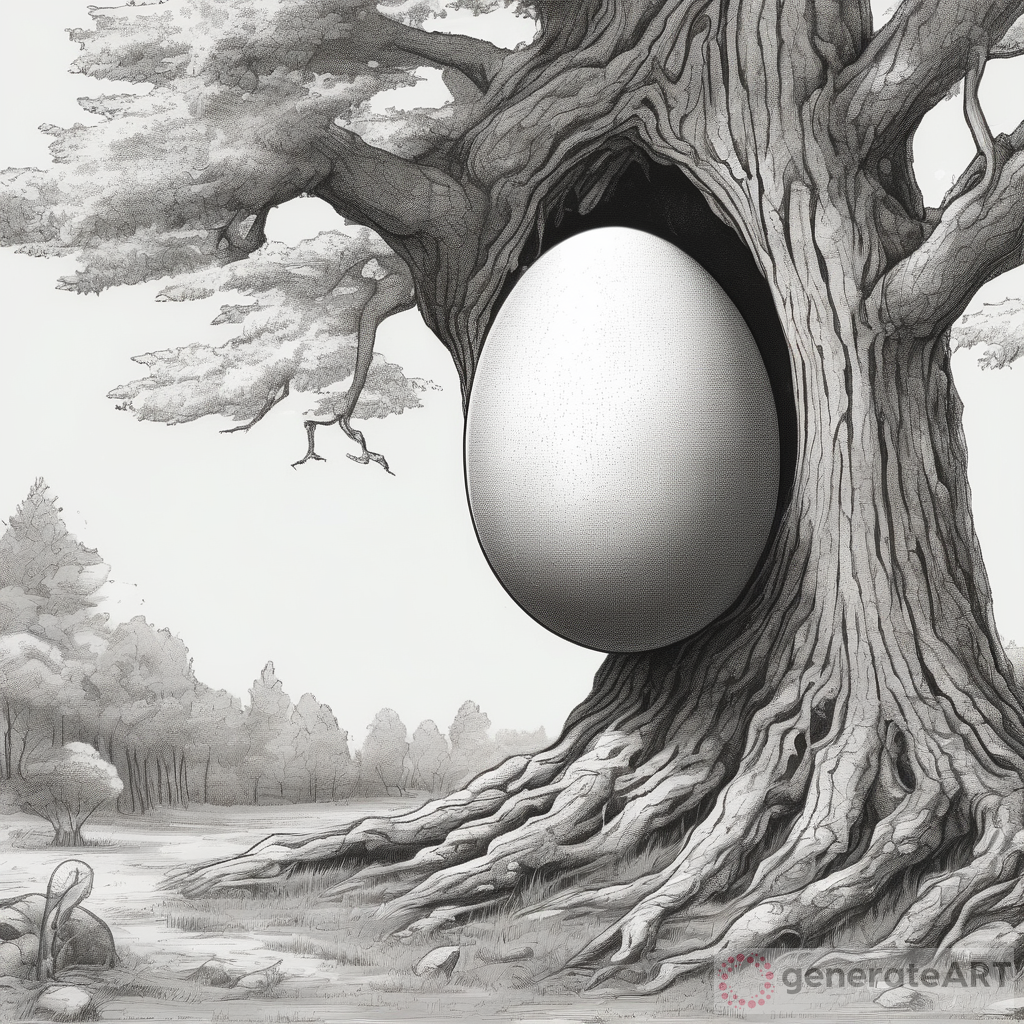 The Mysterious Giant Egg Growing from an Ancient Tree