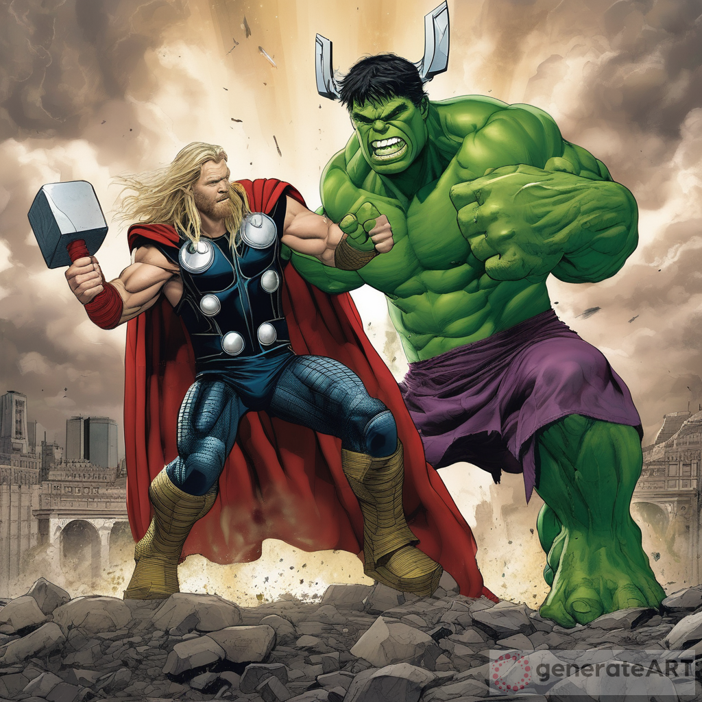 The Epic Showdown: Thor vs Hulk - Exploring the Artistry