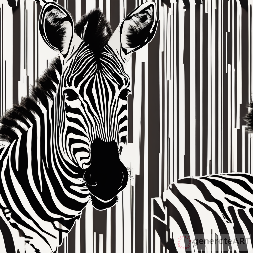 The Barcode Zebra: A Unique Twist on Nature's Stripes