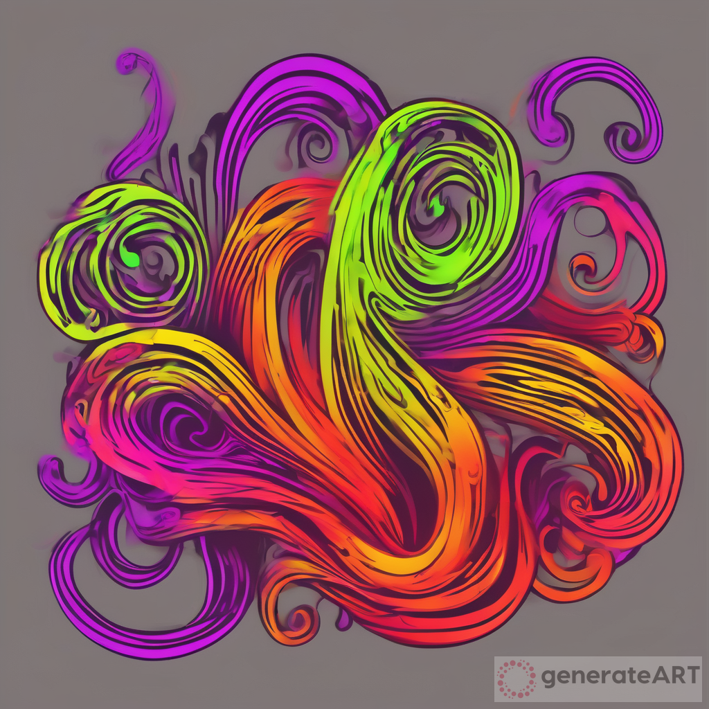 Exploring the Mesmerizing World of Swirly, Curly, and Squiggly Smokey Art