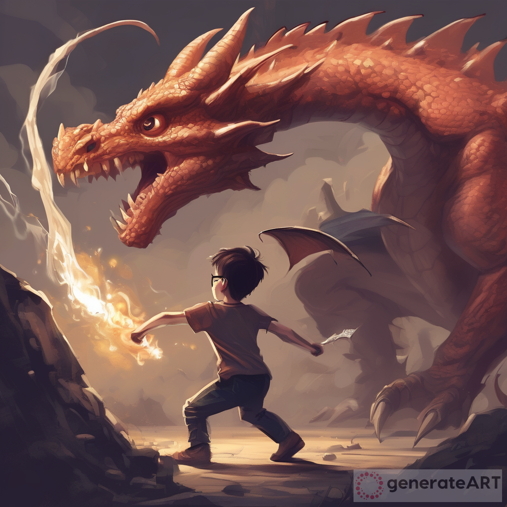 The Epic Battle of a Fearless Kid and a Fierce Dragon