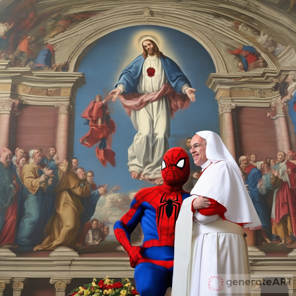 Spiderman, Jesus, Papa Francisco, and Mark Rutte: An Extraordinary Blend of Art