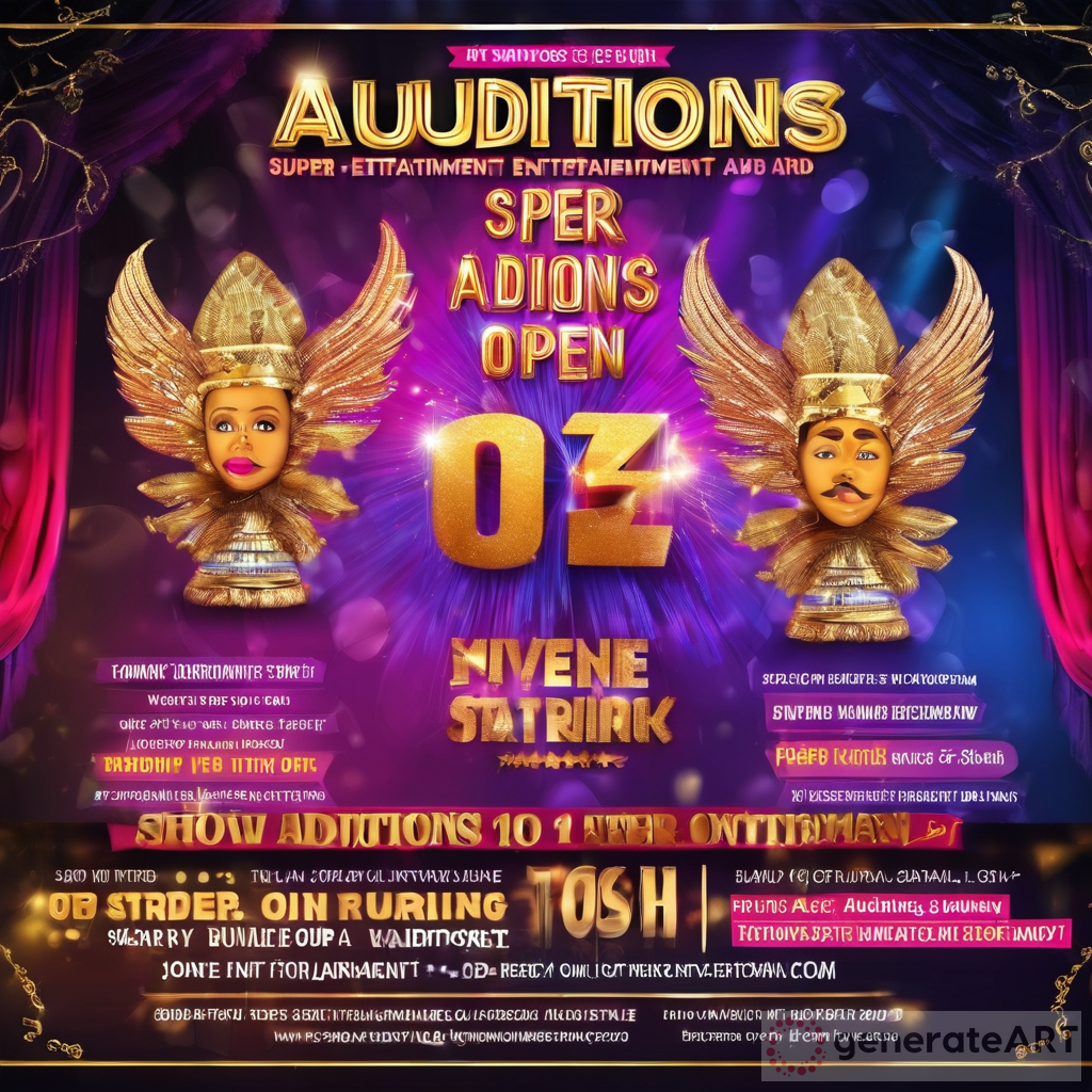 Open Auditions for Super Entertainment