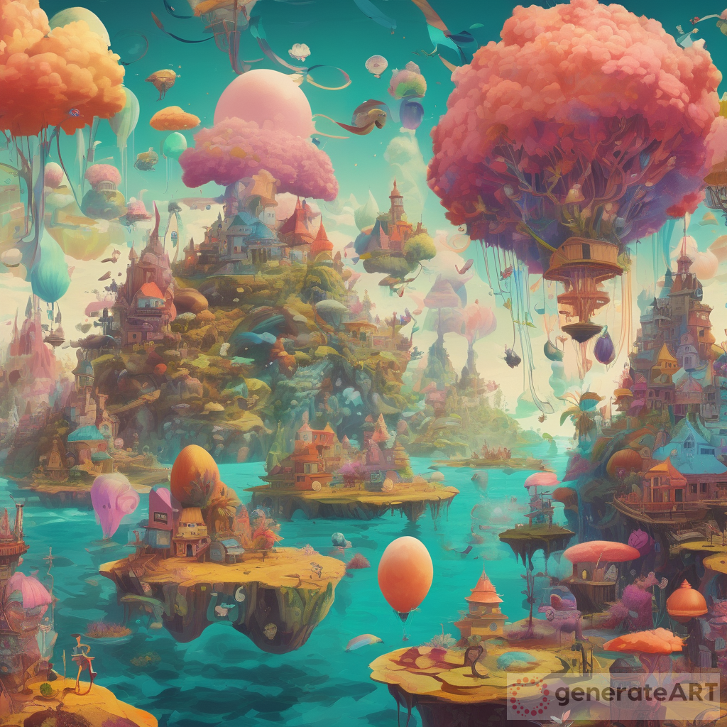 Explore the Vibrant World of Technicolor Dreamscape | Art Blog