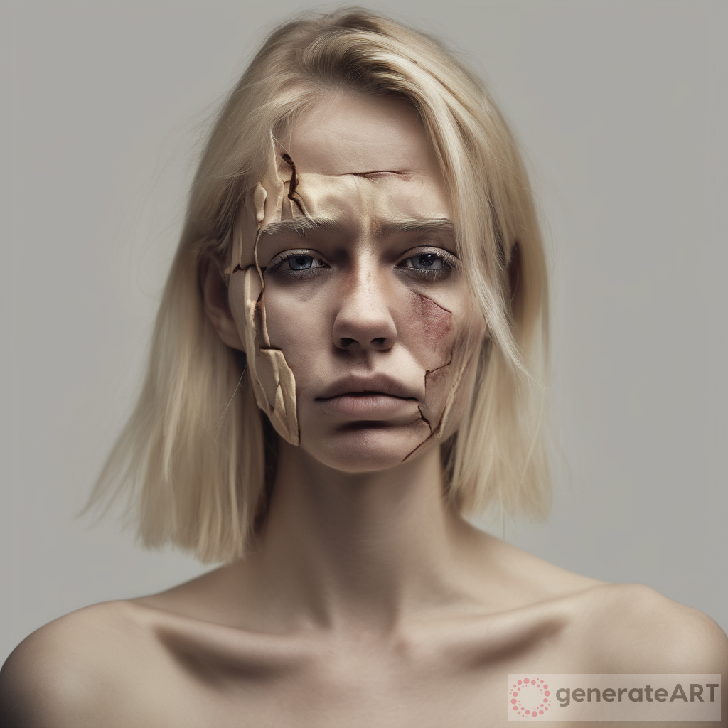 The Story of a Sad Woman Exploring Beauty Beyond Deformation GenerateArt