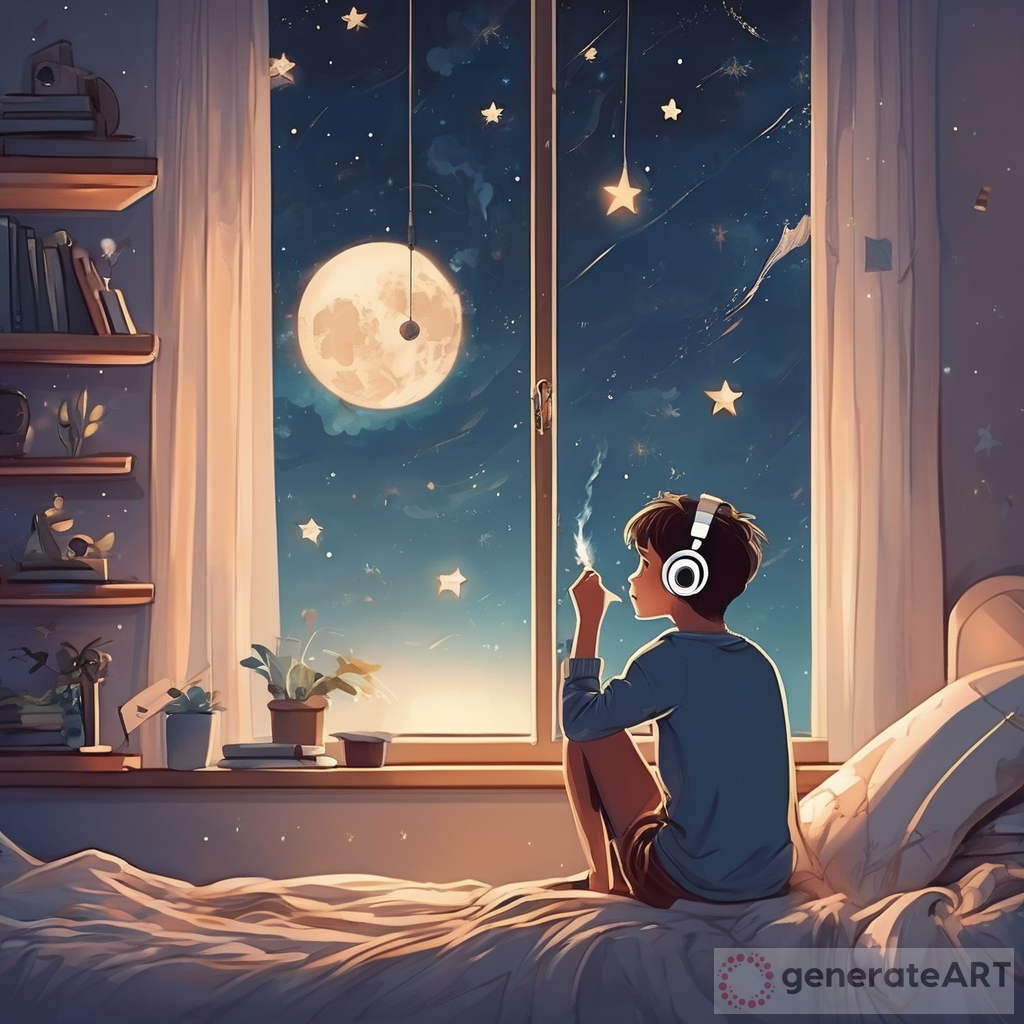 The Tranquil Night: A Boy's Quest for Stars