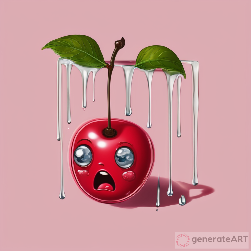 The Emotional Surrealism: Exploring the Art of a Crying Cherry