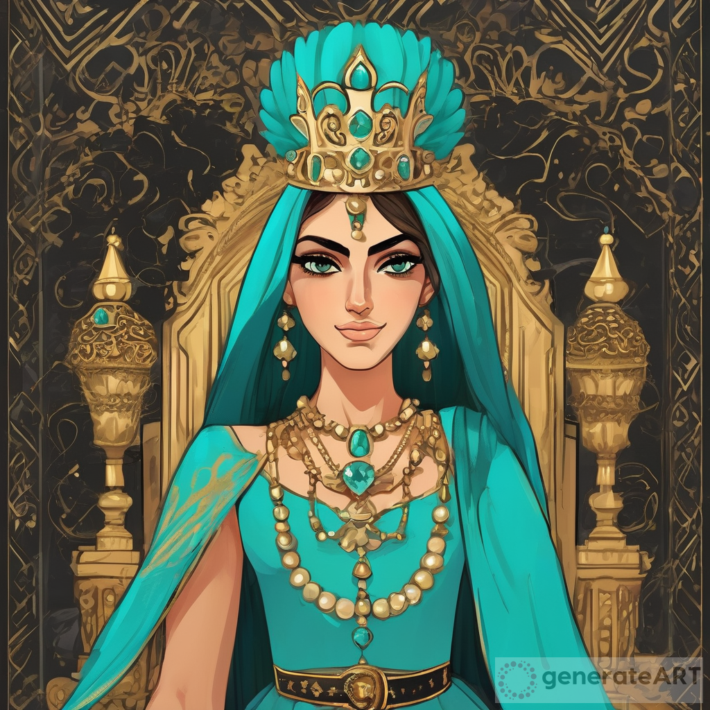 Designing a Modern Carton Character Based on an Iranian Sultan